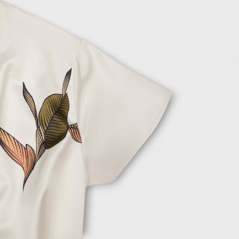 Satin Wrap Klänning