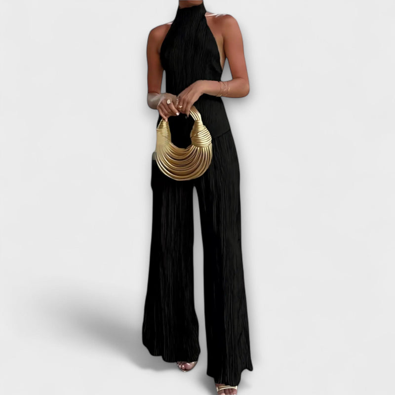 Pilarica - Elegant plisserat asymmetriskt set