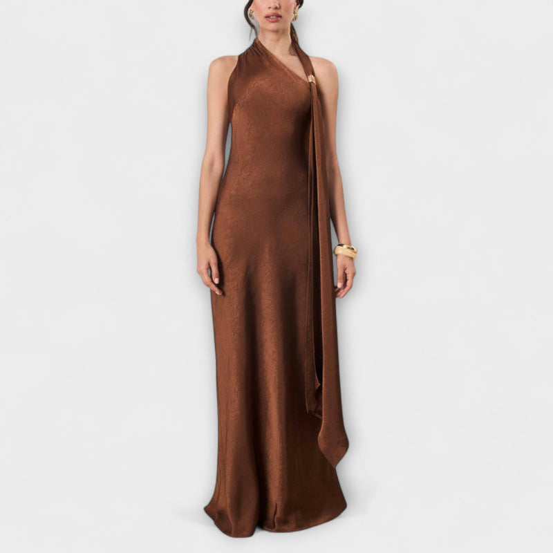 Azura - Elegant Maxiklänning i Satin