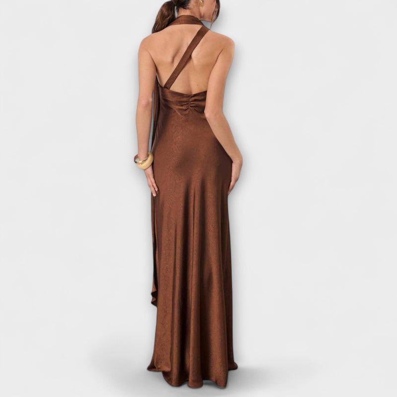 Azura - Elegant Maxiklänning i Satin