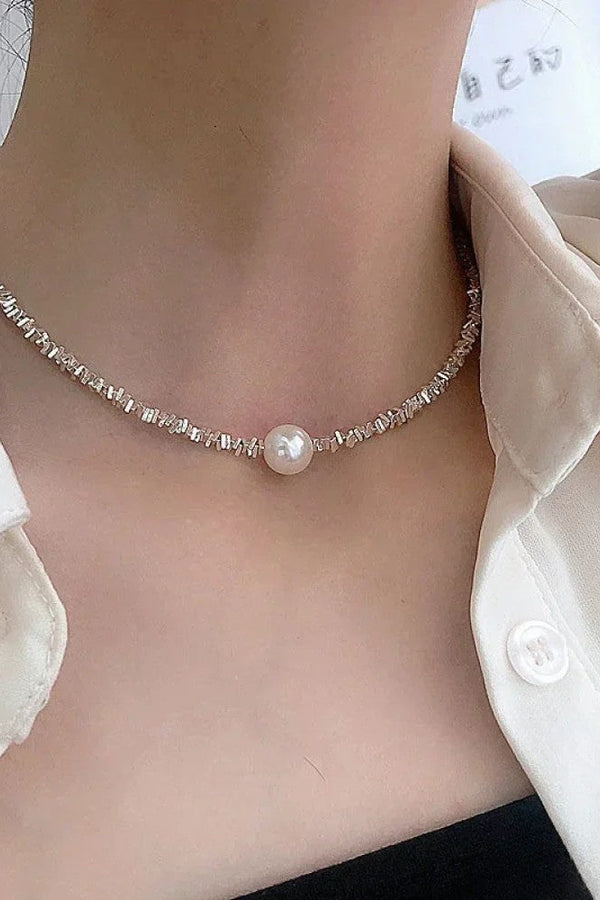Stilfull pärlcollier