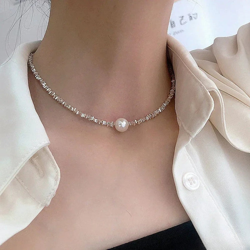 Stilfull pärlcollier