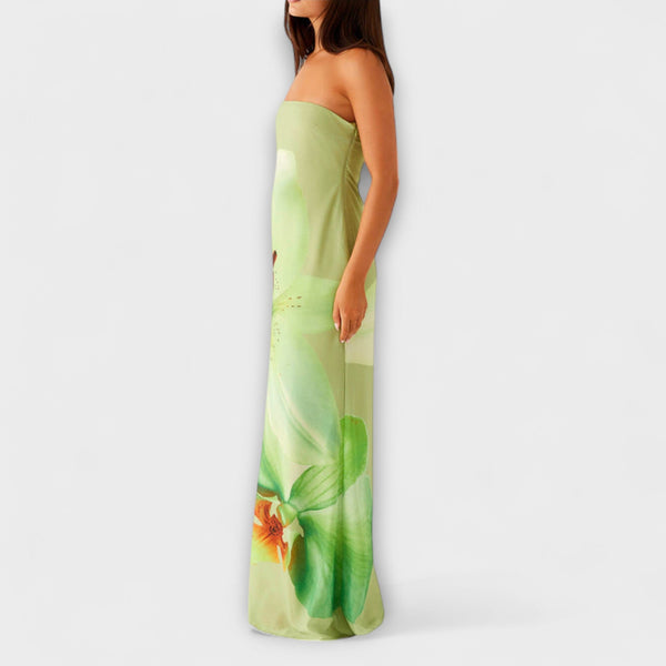 Zephyra - Snygg Off-Shoulder Maxiklänning