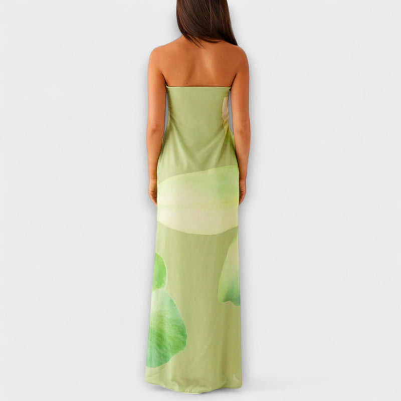 Zephyra - Snygg Off-Shoulder Maxiklänning