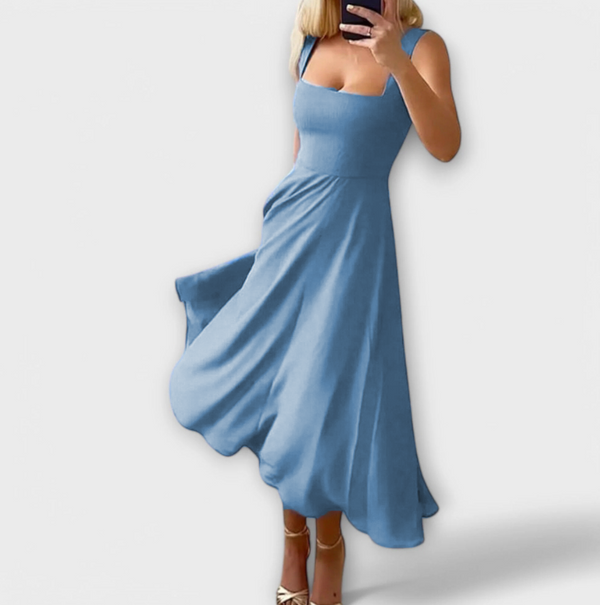 Elegant ärmlös klänning