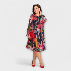 Caroline - Elegant plus-size klänning för ultimat komfort