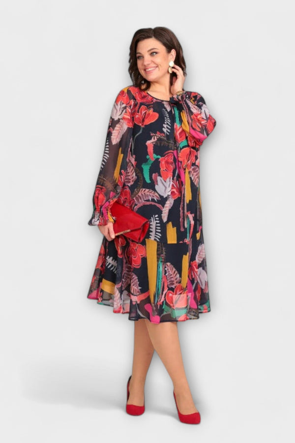 Caroline - Elegant plus-size klänning för ultimat komfort