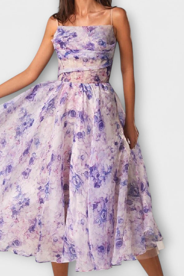 Elegant Chiffon Midiklänning