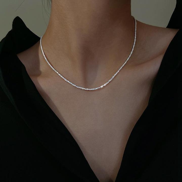 Stjärnljus-Halsband Silver-Set