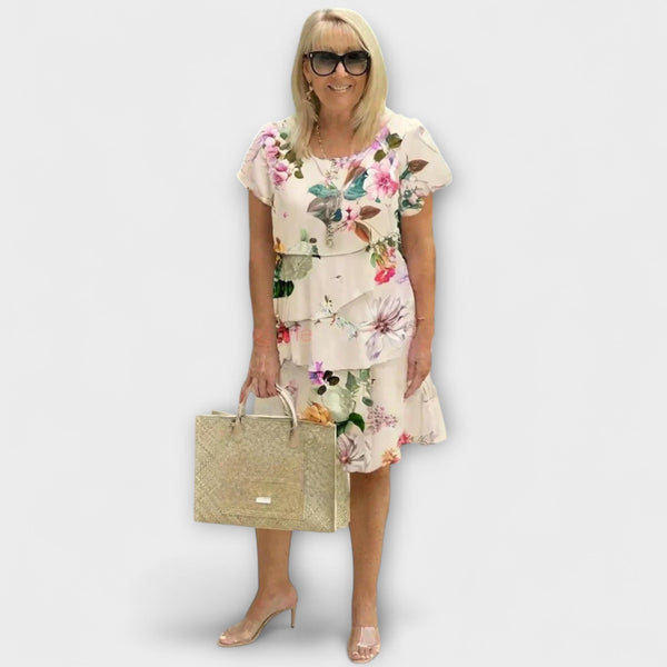 Lillian - Floral Elegansklänning
