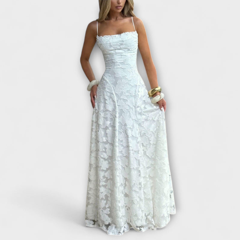 Emberly - Elegant Jacquard-Maxiklänning