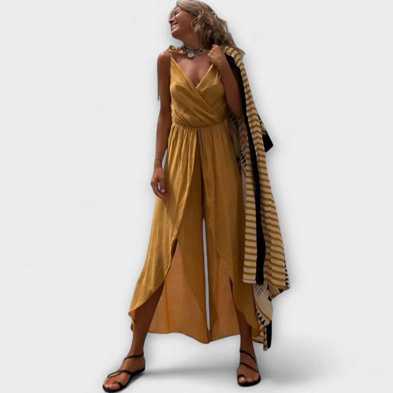 Anna - Donatila Sidöppning Jumpsuit