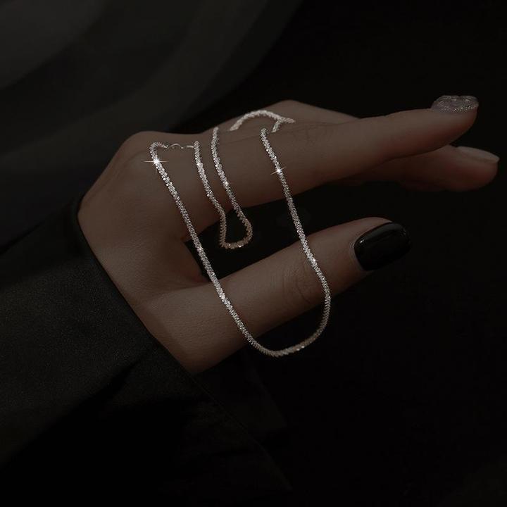 Stjärnljus-Halsband Silver-Set
