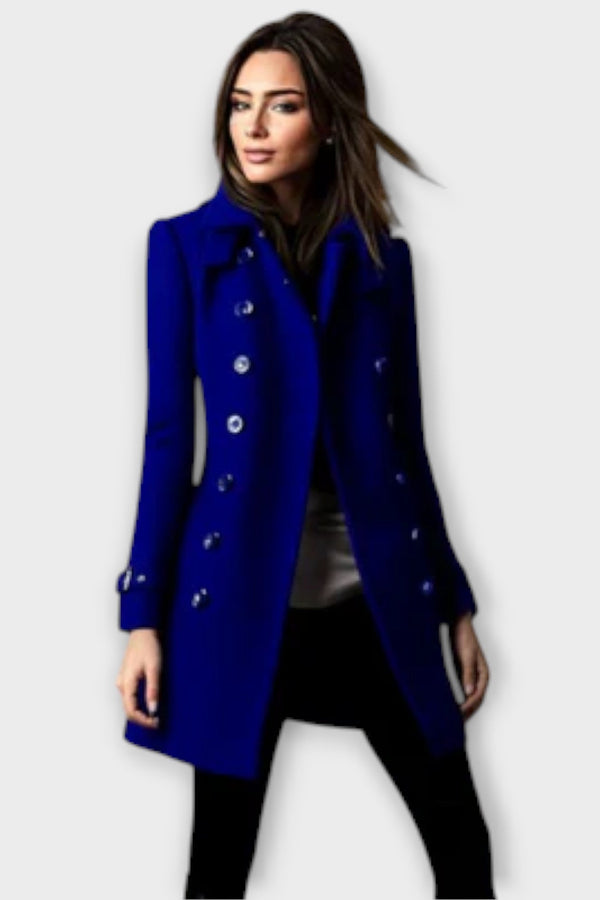 Linda - Dubbelknäppt Trenchcoat