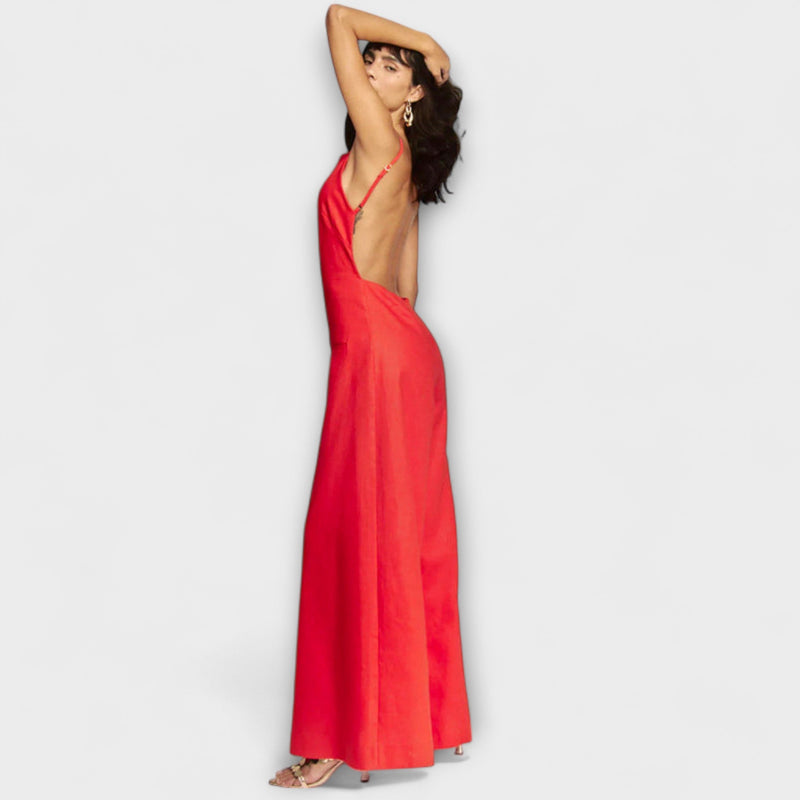 Ylva - Strålande Halter-Jumpsuit