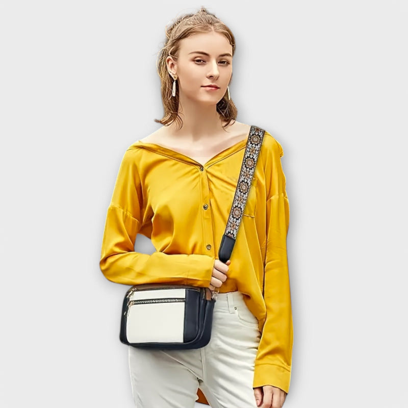 Lora. - Crossbody-väska i veganskt läder
