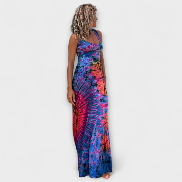 Ronja - La Bamba Tie-Dye Print Maxiklänning