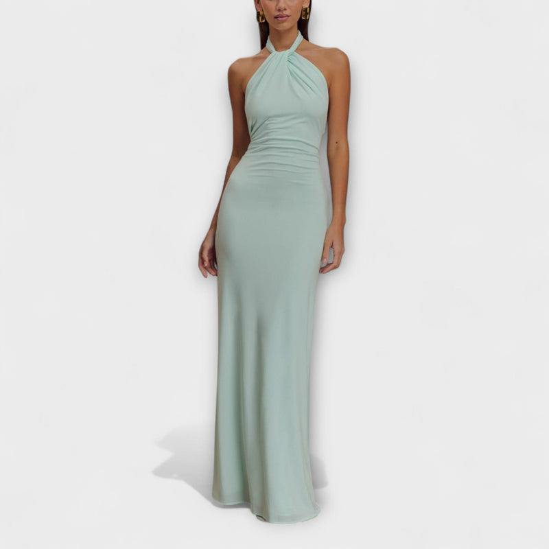 Lagune - Slinky Halter Maxi Klänning