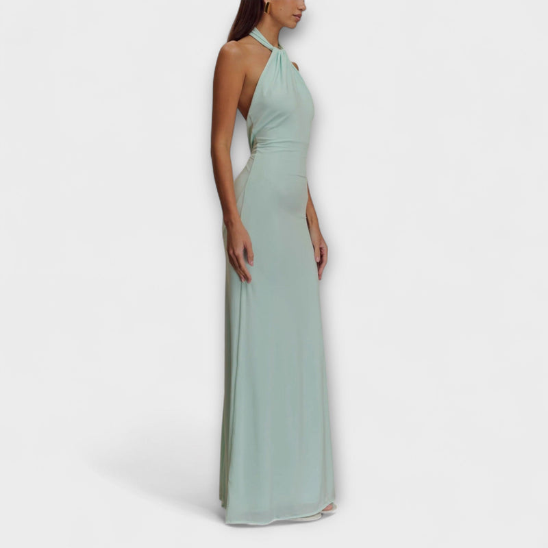 Lagune - Slinky Halter Maxi Klänning