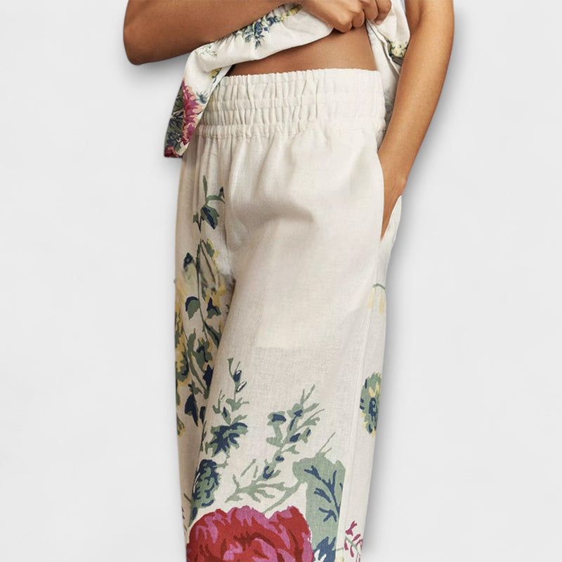 Indigo - Sommar Blommönster Set