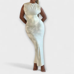 Vesper - Strapless Korsett Maxiklänning