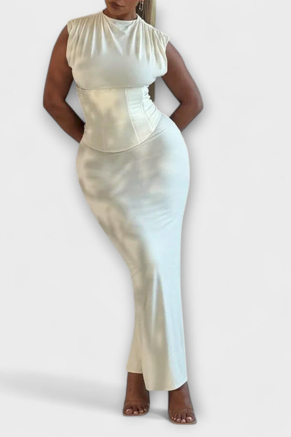 Vesper - Strapless Korsett Maxiklänning