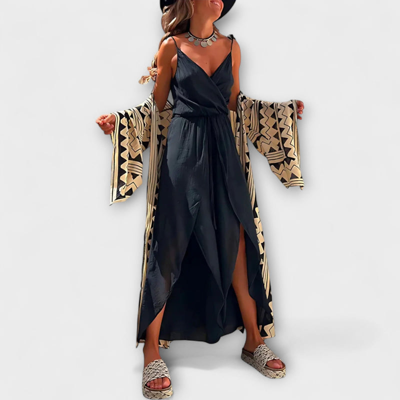 Anna - Donatila Sidöppning Jumpsuit