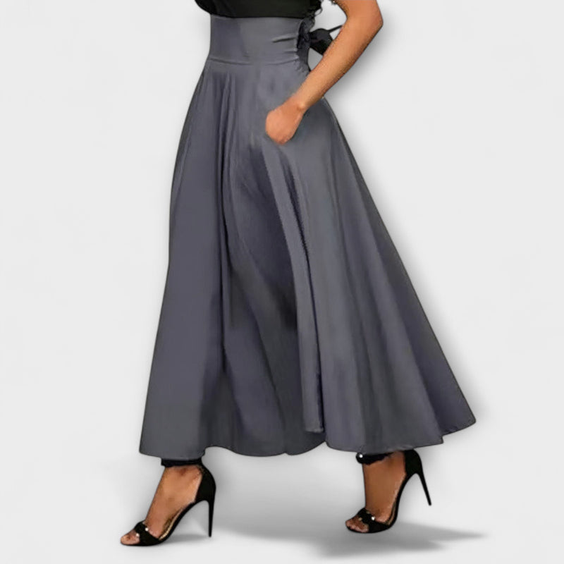 Luitgard - Elegant Maxikjol i Chic-Stil
