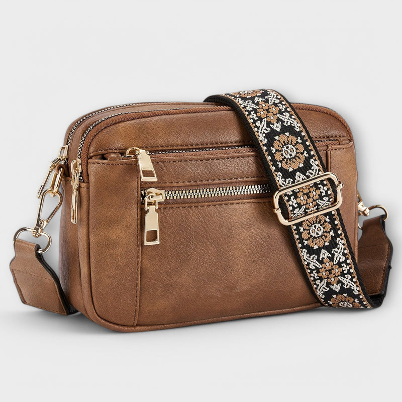 Lora. - Crossbody-väska i veganskt läder