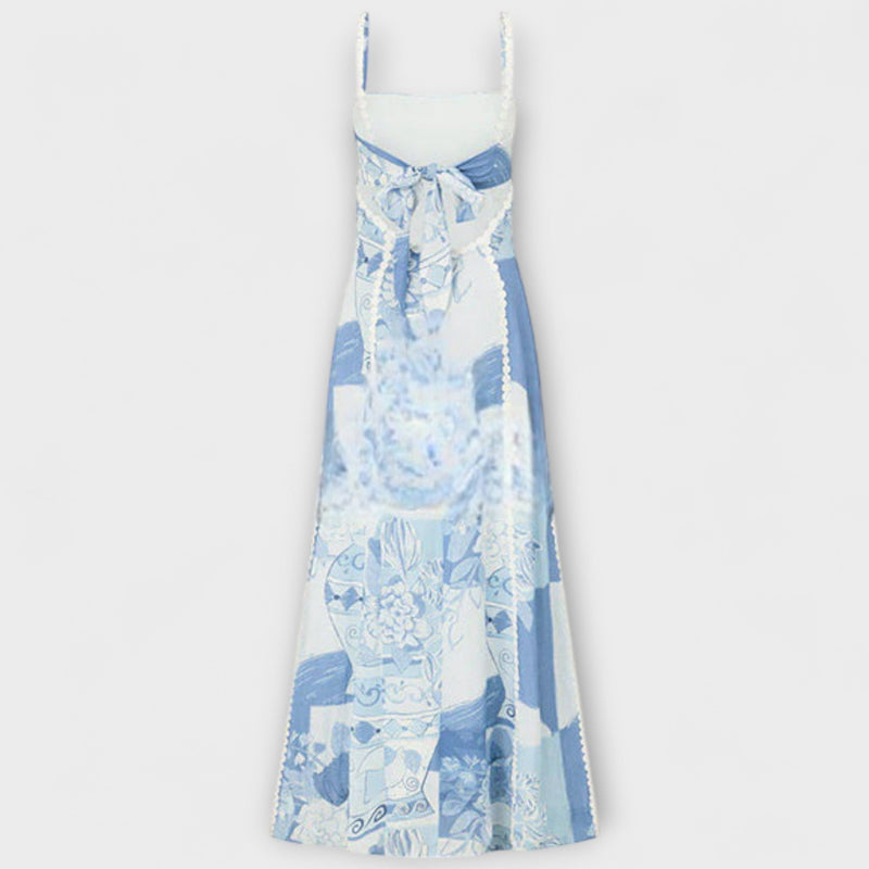Terazza Ric Rac - Slip Flared Linne Maxiklänning