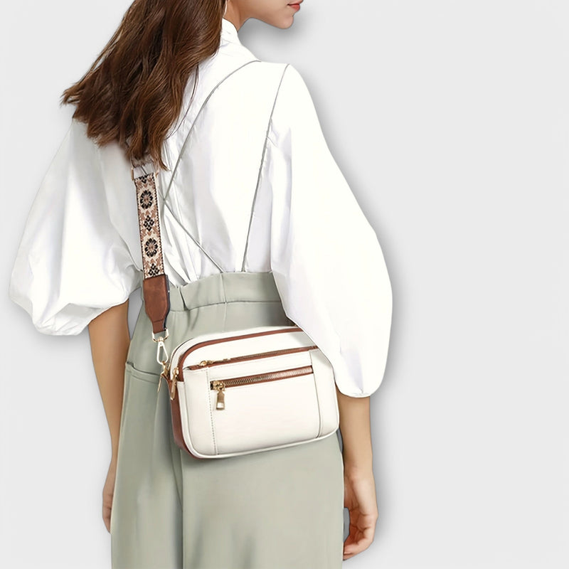 Lora. - Crossbody-väska i veganskt läder