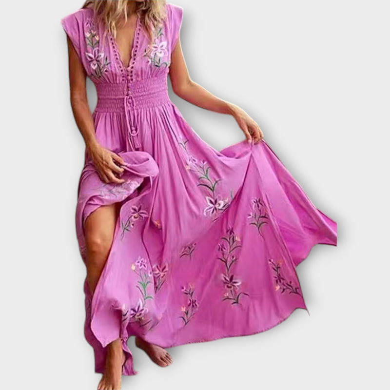 Felizia – Boho-klänning med underbara broderier