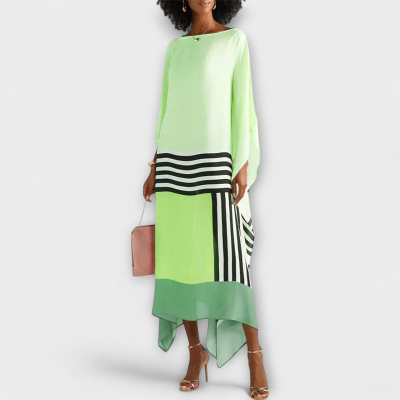 Elenora - Locker skuren geometrisk kaftan