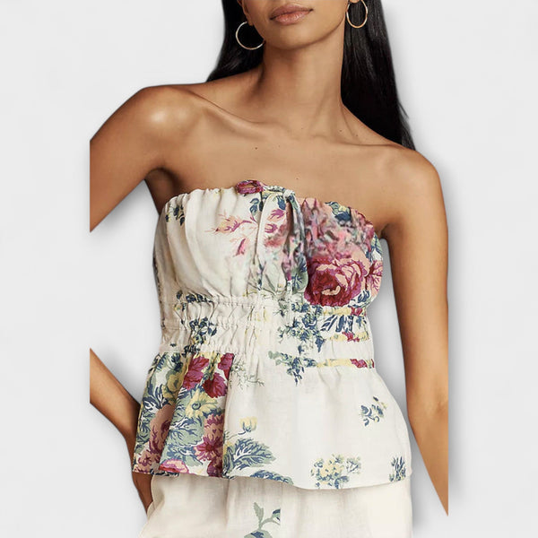 Indigo - Sommar Blommönster Set
