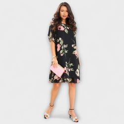 Melin - Elegant chiffongklänning
