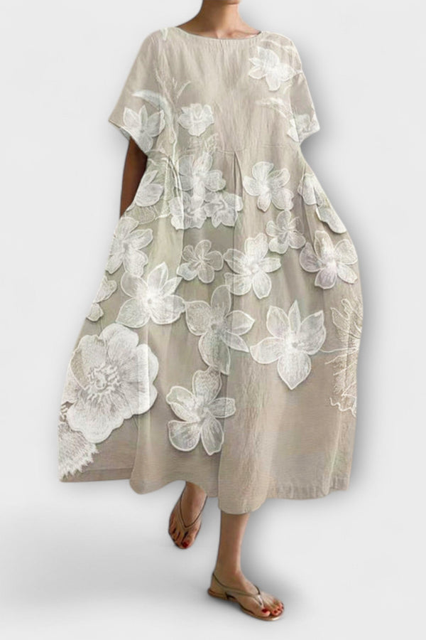 Olivia - Elegant klänning med blommönster
