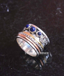 Bohemisk Safir Meditationsring