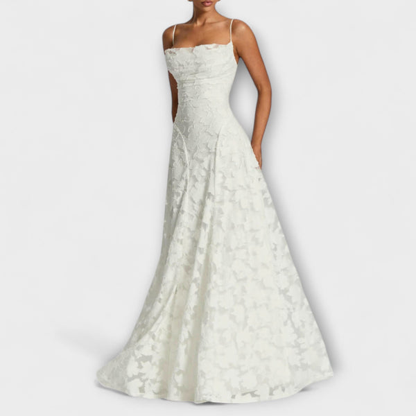 Emberly - Elegant Jacquard-Maxiklänning