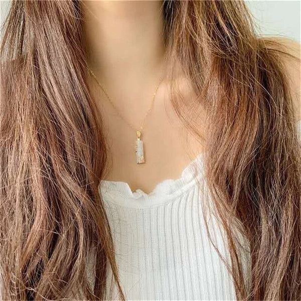 Jade-Amulett-Halsband