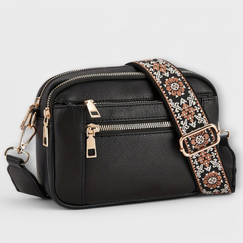 Lora. - Crossbody-väska i veganskt läder