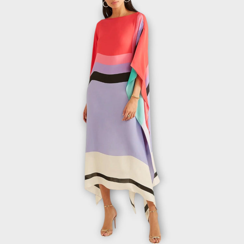Elenora - Locker skuren geometrisk kaftan
