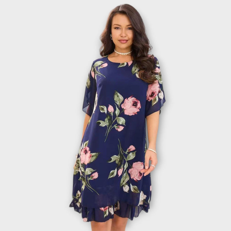 Melin - Elegant chiffongklänning
