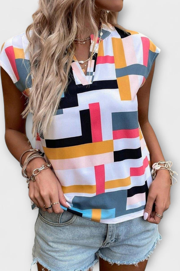 Chloe - Kortärmad Blus
