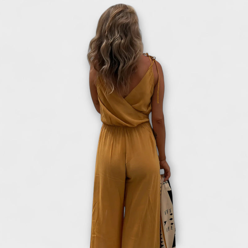 Anna - Donatila Sidöppning Jumpsuit