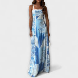 Terazza Ric Rac - Slip Flared Linne Maxiklänning