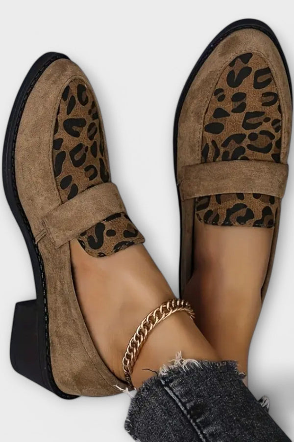 Karla - Eleganta damskor med leopardmönster