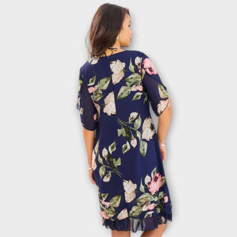 Melin - Elegant chiffongklänning