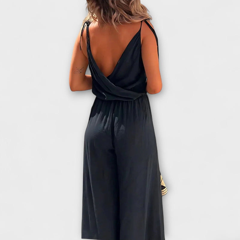 Anna - Donatila Sidöppning Jumpsuit