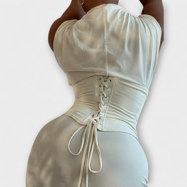 Vesper - Strapless Korsett Maxiklänning