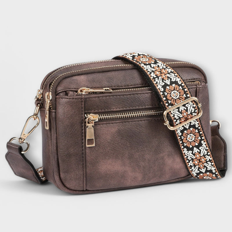 Lora. - Crossbody-väska i veganskt läder